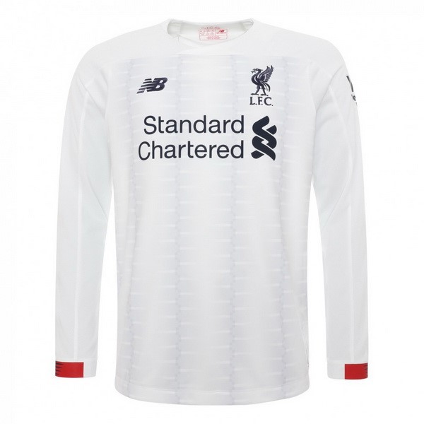 Camiseta Liverpool 2ª Kit ML 2019 2020 Blanco